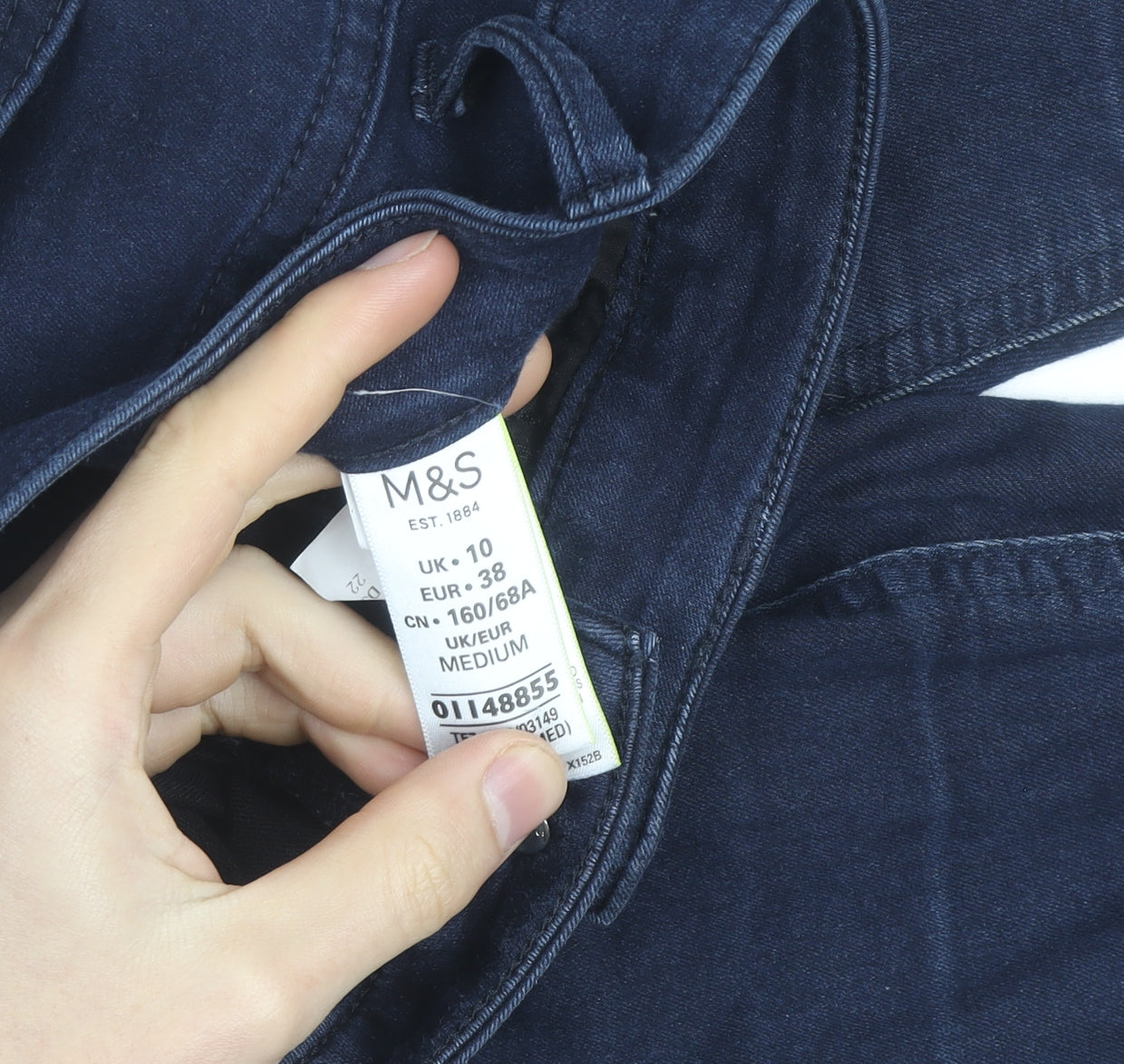 Marks and Spencer Womens Blue Super Skinny Jeans Size 10