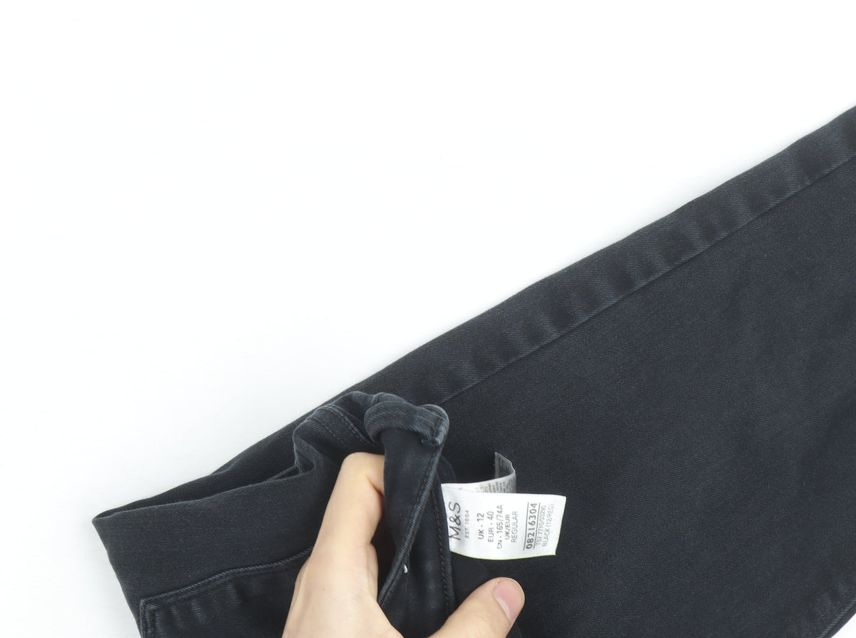Marks & Spencer Women's Black Skinny Jeans Size 12 Regular