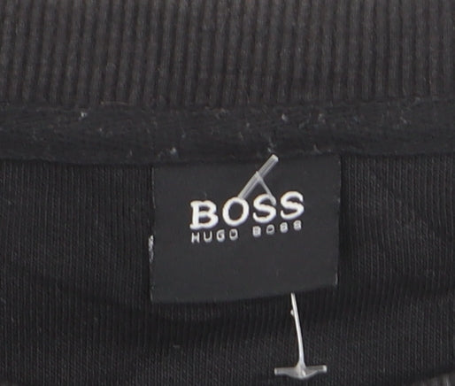 Hugo Boss Men's Black XL Pullover Sweatshirt Crew Neck