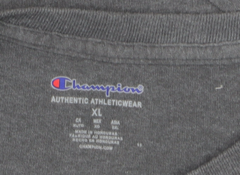 Champion Men's Grey XL Authentic Athletic T-Shirt