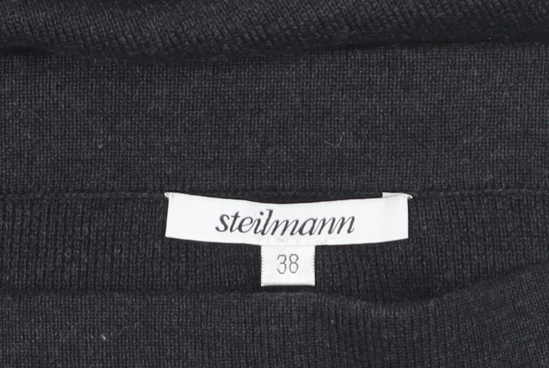 Steilmann Women's Black Size 12 Pencil Knit Midi Skirt