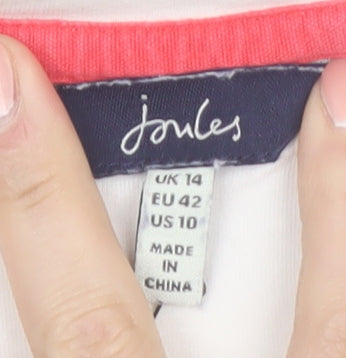 Joules Women’s Multicoloured Stripe T-Shirt Dress Size 14