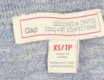 Gap Women's Blue Cotton Button Cardigan XS
