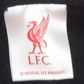 Liverpool FC Boys Black Fleece Hooded Robe 9-10 Years