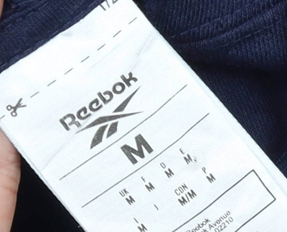 Reebok Women's Navy Pullover Hoodie Medium Casual Sportswear