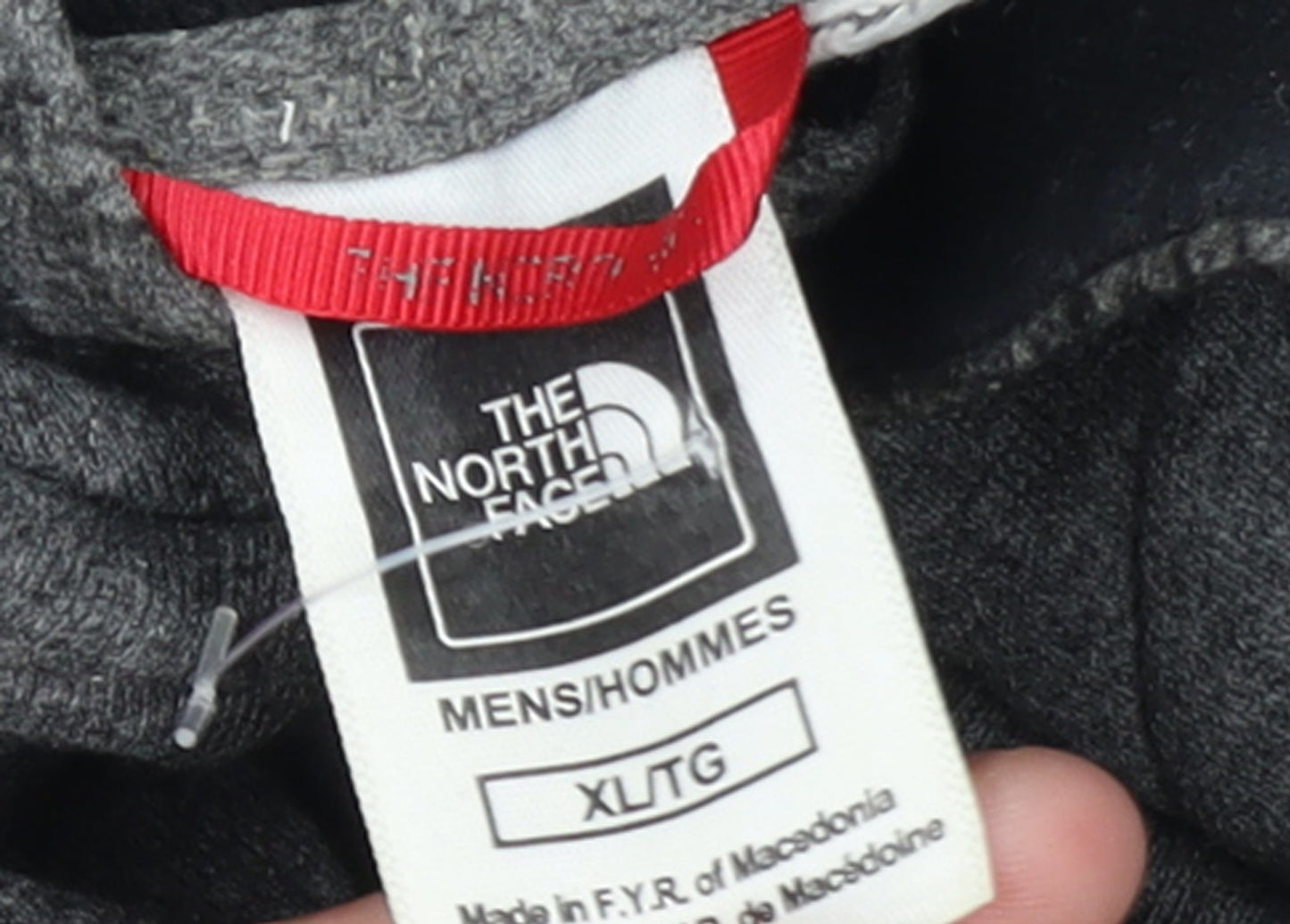 The North Face Men's Grey XL Pullover Hoodie with Logo