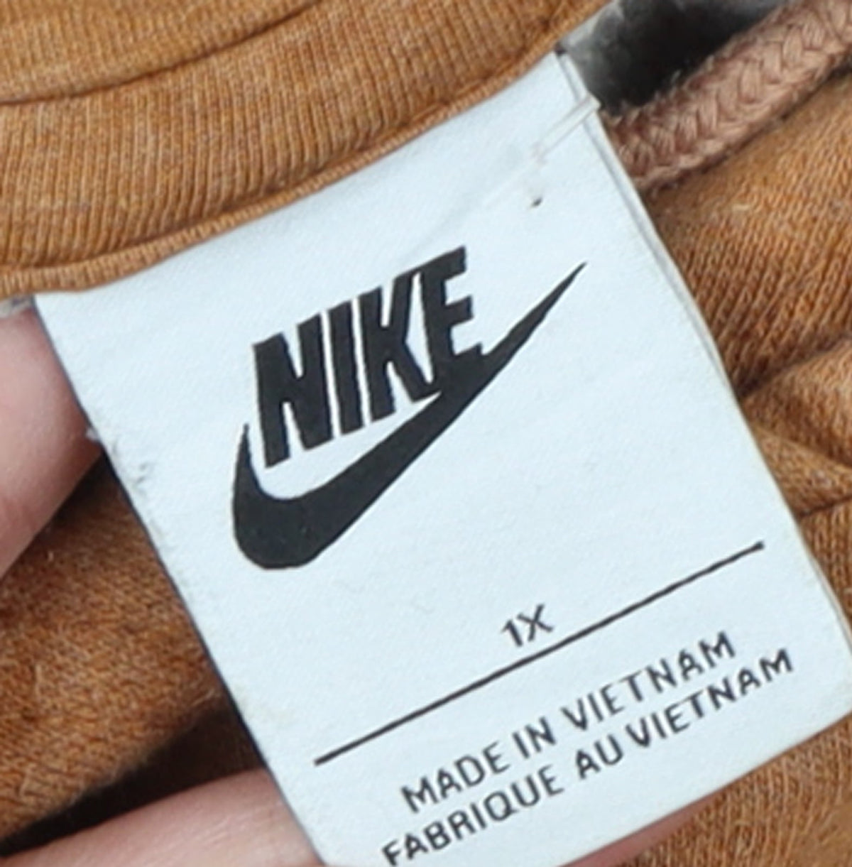 Nike Women's Brown Pullover Hoodie 1X Relaxed Fit