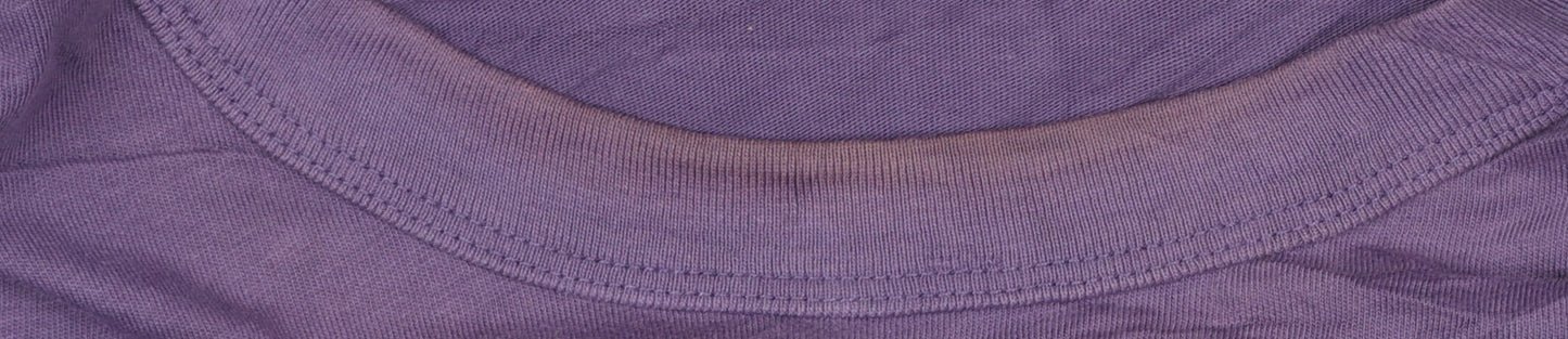 Adidas Men's Purple Graphic Logo T-Shirt XL Sportswear Top