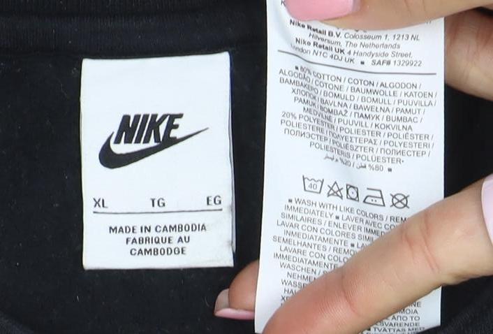 Nike Men's Black XL Pullover Crew Neck Sweatshirt
