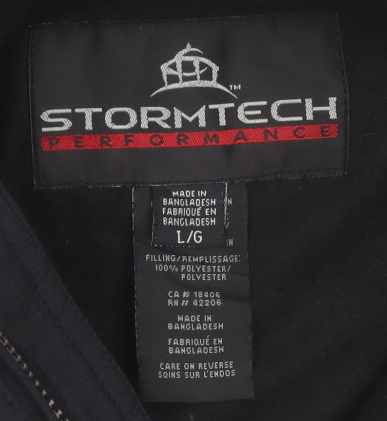 Stormtech Men's Black Softshell Jacket L Water Resistant Windproof