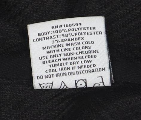 GHG Men's Black Pullover Hoodie S Hooded Kangaroo Pocket Logo