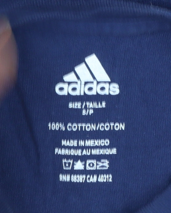 Adidas Mens Navy Toronto Maple Leafs Short Sleeve T-Shirt Size S