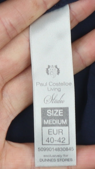 Paul Costelloe Living Studio Women's Blue Viscose Tank Top Size 12