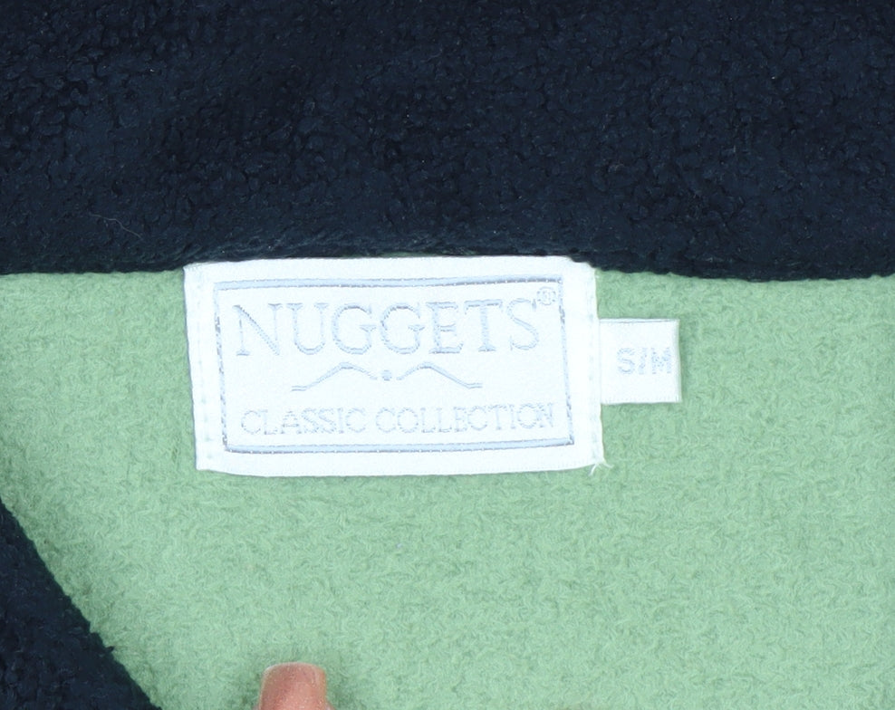 Nuggets Classic Collection Green Fleece 1/2 Zip Pullover Sweatshirt S/M
