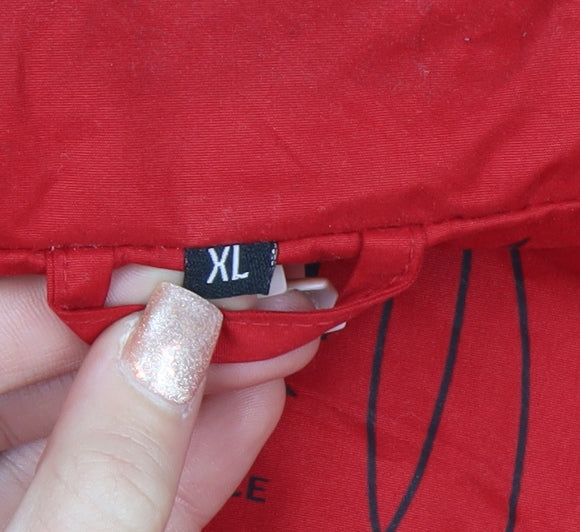 Atlant Active Wear Men's Red XL Windbreaker Jacket Waterproof