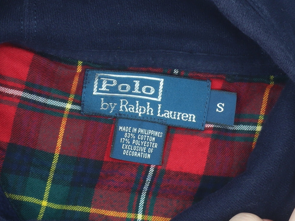 Polo Ralph Lauren Men's Navy Button Henley Sweatshirt Size S