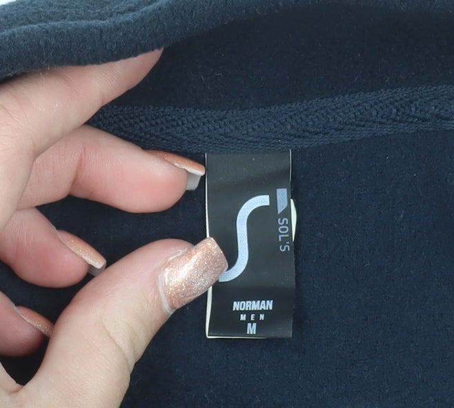 SOL'S Men's Blue Fleece Full Zip Sweatshirt Jacket M