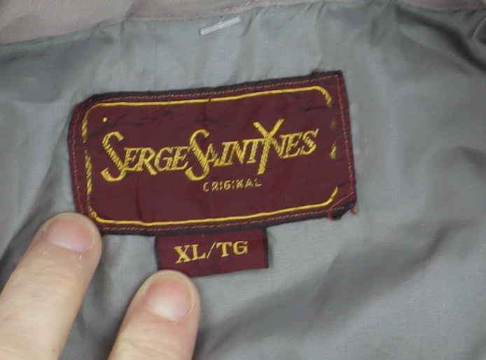 Serge Saint Yves Men's Beige XL Military Cotton Jacket