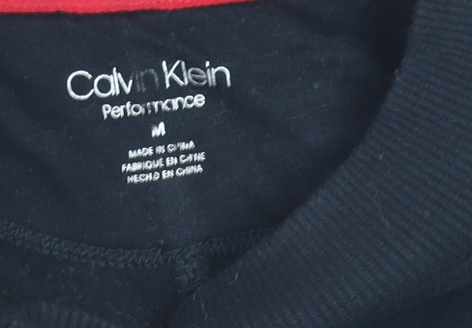 Calvin Klein Performance Men's Black M Crew Neck Pullover Sweatshirt