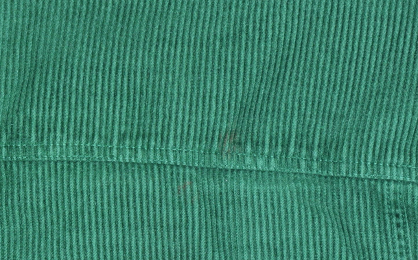 ASOS DESIGN Men's Green Corduroy Basic Jacket 2XL Relaxed Fit