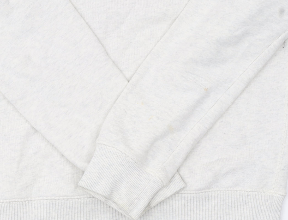 Farah Men's Ivory Small Pullover Crew Neck Cotton Sweatshirt