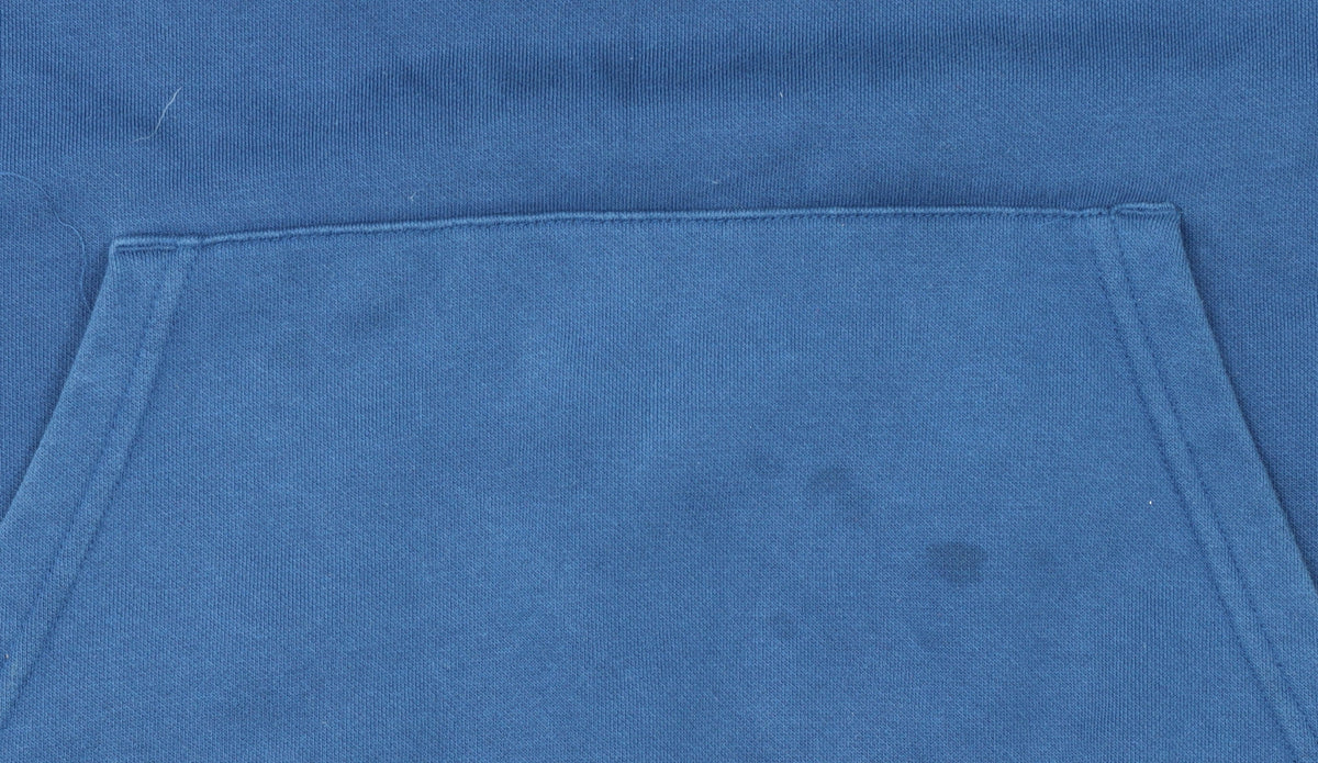 Puma Men's Blue Pullover Hoodie L Sportswear Logo Fleece