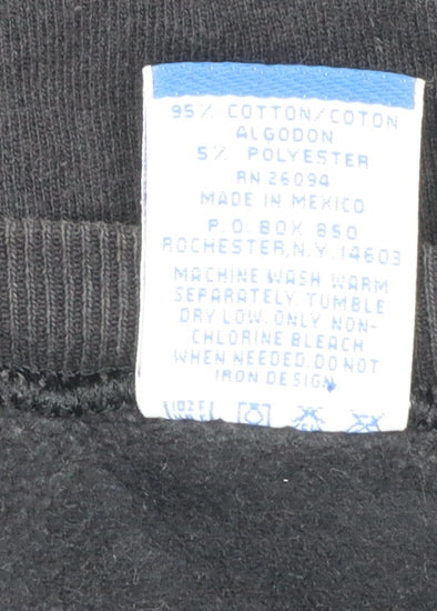 Champion Men's Black XL Pullover Crew Neck Sweatshirt
