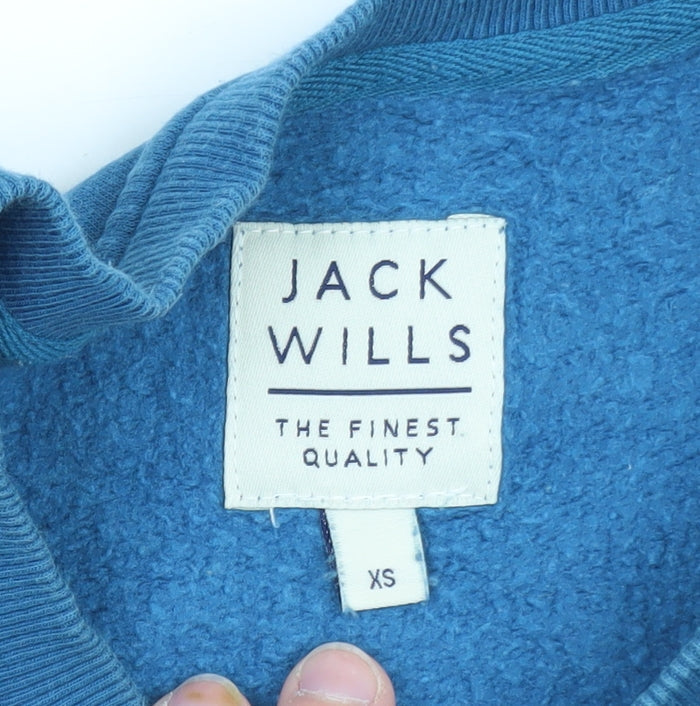 Jack Wills Men's Blue XS Pullover Sweatshirt Crew Neck Fleece