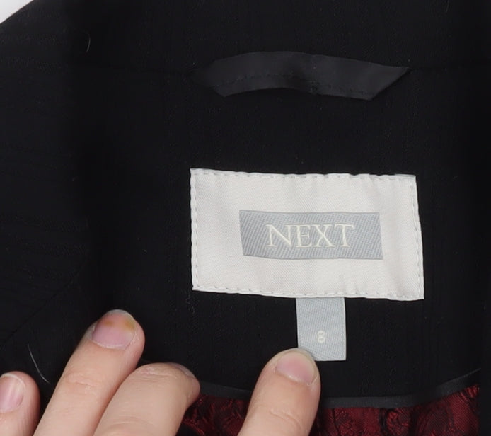 Next Women's Brown Size 8 Single-Breasted Blazer Jacket