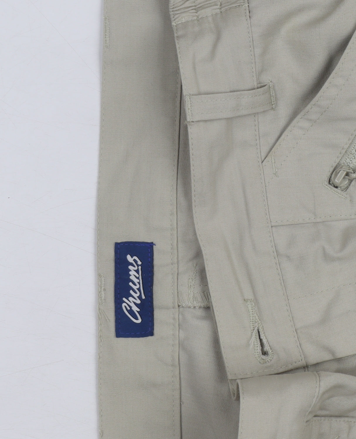 Chums Mens Beige Cargo Trousers Size 38 Regular Cotton Blend
