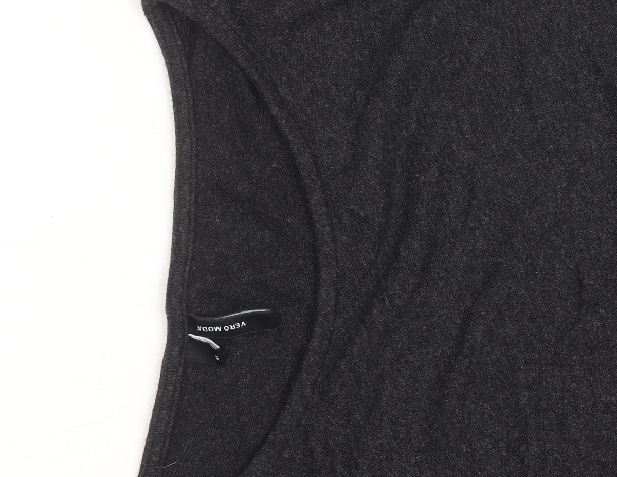 Vero Moda Women's Black XL Bodycon Jersey Dress Long Sleeve