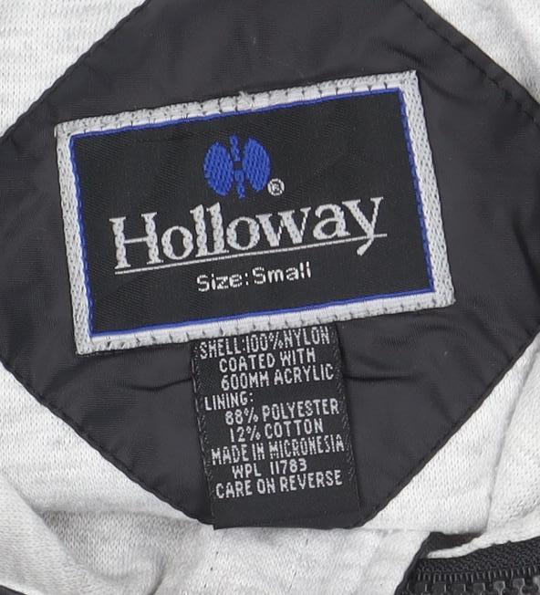 Holloway Women’s Black Hooded Windbreaker Jacket Size S