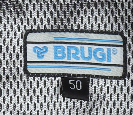 Brugi Men's Red Waterproof Ski Jacket Hooded Size 40 Regular Fit