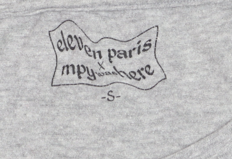 Eleven Paris Women’s Grey Floral Graphic T-Shirt Size S