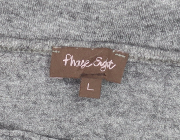 Phase Eight Women’s Grey Cowl Neck Long Sleeve Jersey Top Size L