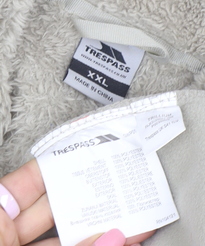 Trespass Women’s Beige 2XL Fleece Softshell Full Zip Jacket