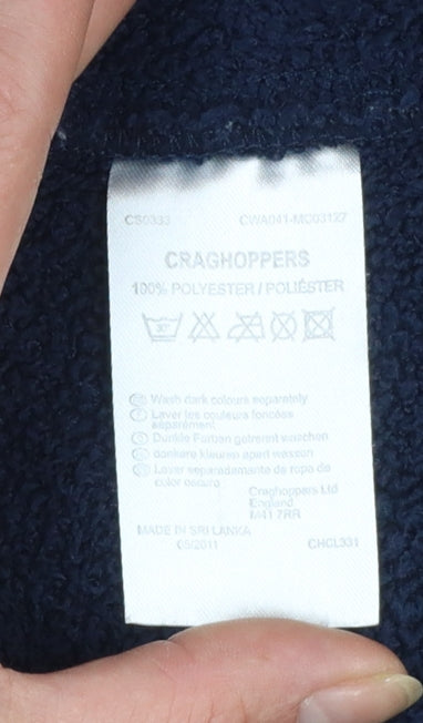 Craghoppers Women's Blue Fleece Full Zip Jacket Size 16
