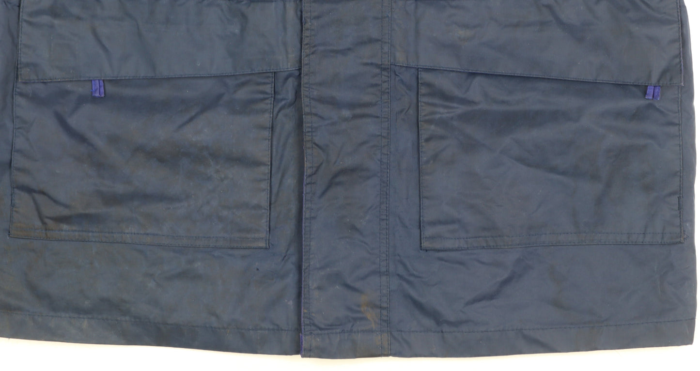 Peter Storm Boys Blue Waterproof Hooded Rain Coat Jacket 11-12 Years