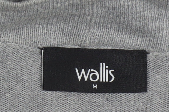 Wallis Women’s Grey Longline Knit Cardigan Size 14