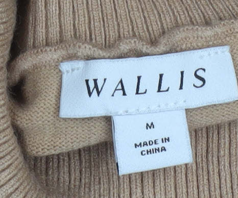 Wallis Womens Beige Roll Neck Pullover Jumper M