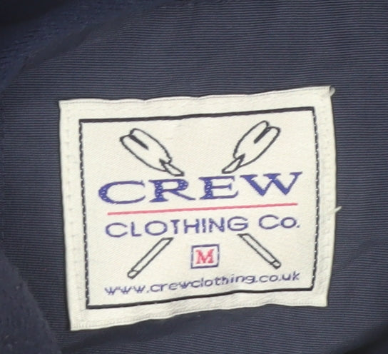 Crew Clothing Co. Men’s Blue M Mid-Length Nylon Jacket