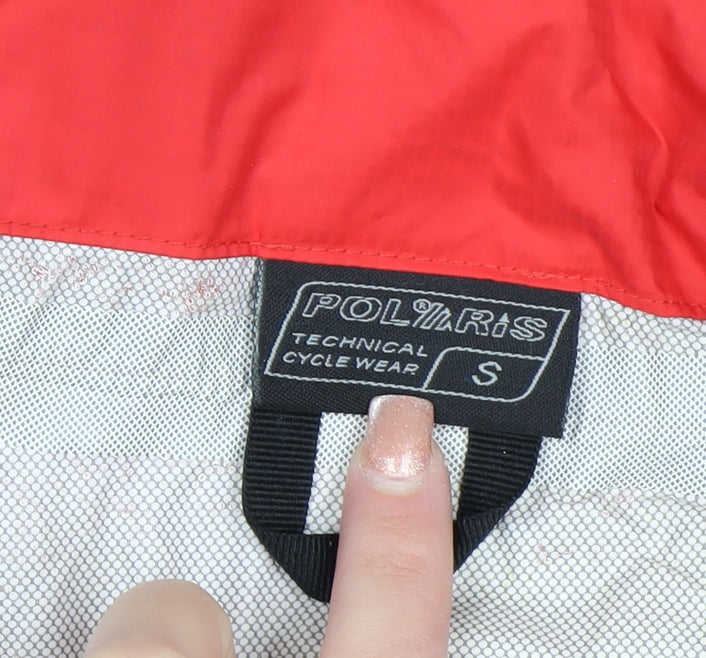 Polaris Men's Red Small Windproof Cycling Jacket Waterproof Lightweight