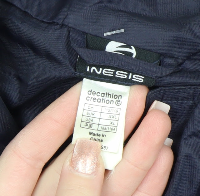 Inesis Men's Blue XL Windbreaker Jacket Lightweight Golf Outerwear