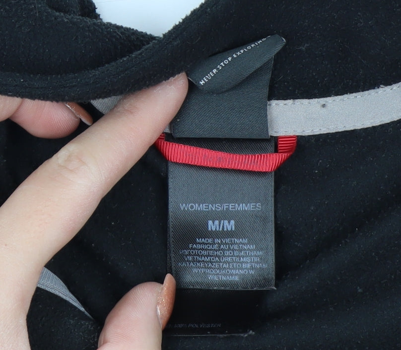 The North Face Women's Black Fleece Full Zip Hoodie M