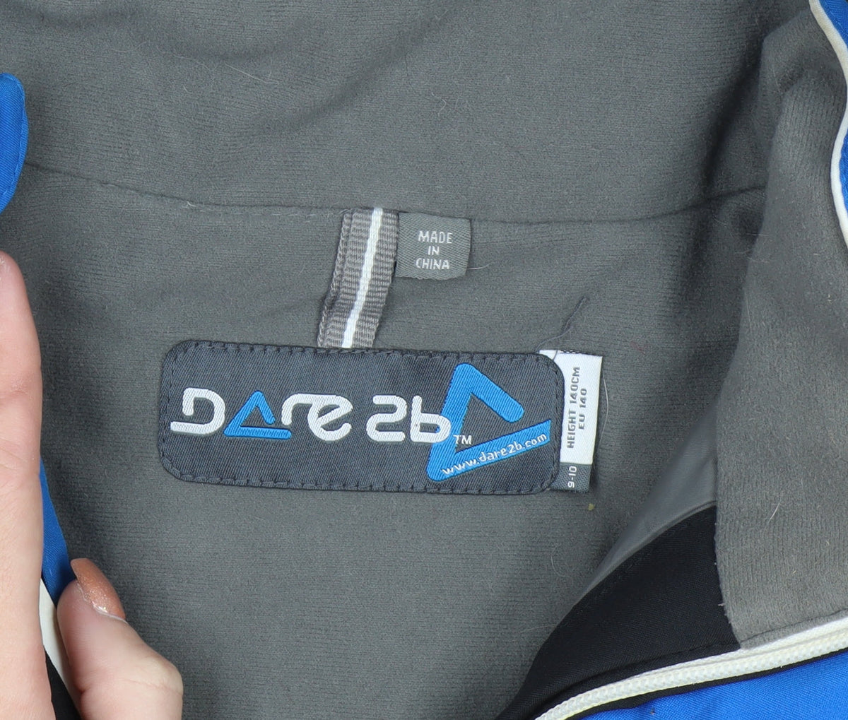 Dare 2b Boys Black 9-10 Years Waterproof Hooded Ski Jacket