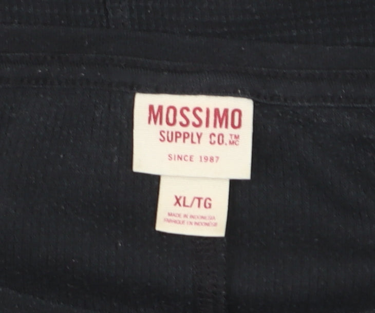 Mossimo Supply Co. Womens Black XL Long Sleeve Basic T-Shirt
