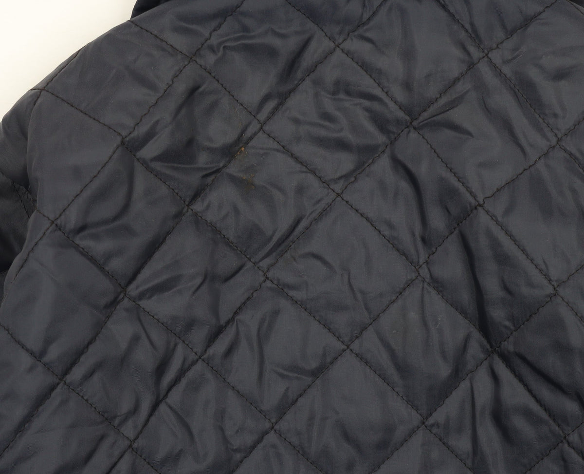 Beaver of Bolton Men's Blue Quilted Waterproof Country Jacket Size 42