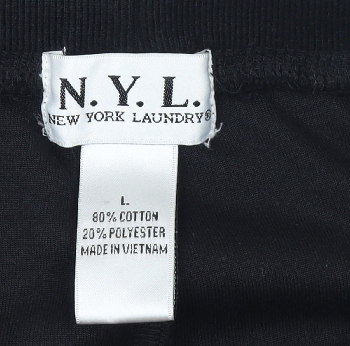 New York Laundry Women Black L Velour Jogger Trousers