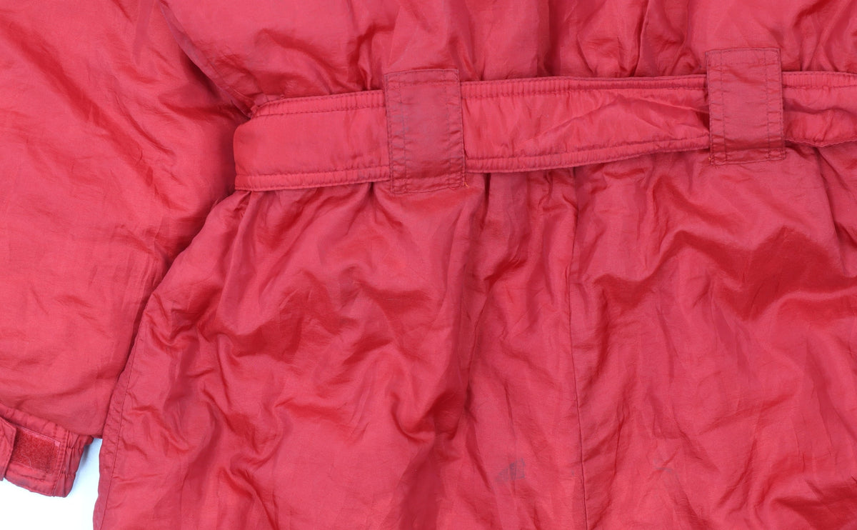 Trespass Men Red L Ski Suit Jacket Insulated Waterproof Belted Winter