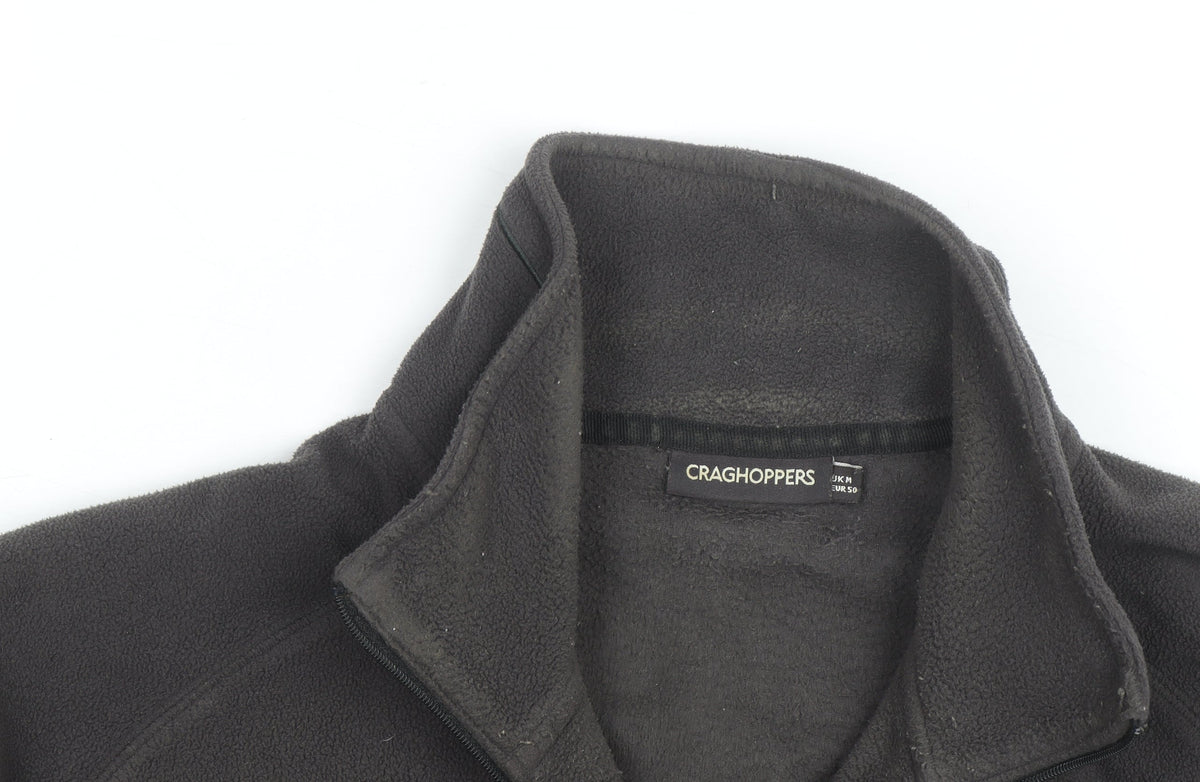 Craghoppers Men's Black Fleece Half Zip Pullover Sweatshirt M